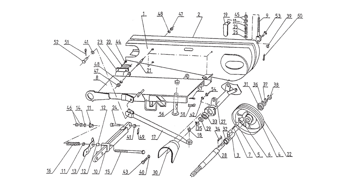  Abbildung K3. Antriebs System und Mittel Strahl